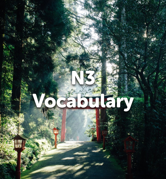 JLPT - N3 - Vocabulary